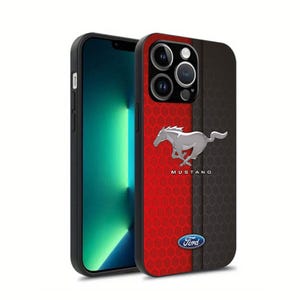 Coque iPhone 16 15 14 13 12 11 Mustang | Conception de voitures classiques | Coque photo pour voiture de sport, coque de téléphone pour cadeau, coque en silicone pour Apple Iphone