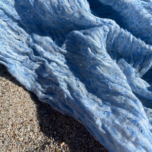 Cotton Linen Handwoven Natural Fabric By The Yard.