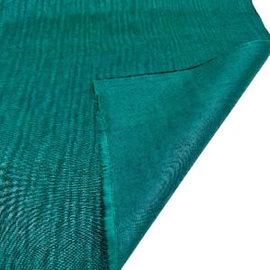 Emerald Green Silk Moire  Fabric, Luxury Home Textile Fabrics, Interior Fabric, Moiré, Watermark Pattern Silk, Designer Fabric.