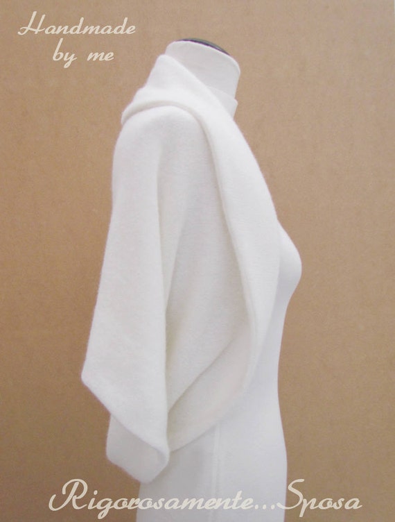 Coprispalle Sposa Scialle Lana Morbida Stola Soffice Angora