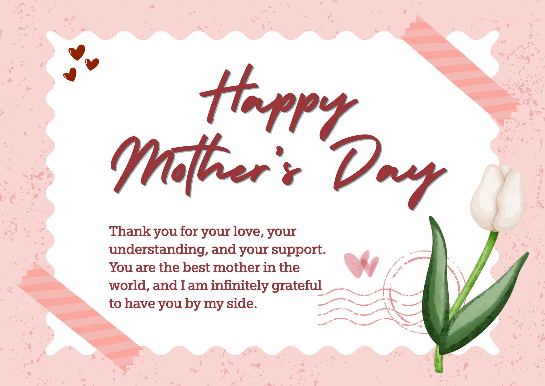 Editable Mother’s Day Card Canva Template, Photo Card for Mom ...