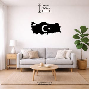 Turkse muurstickers / muurstickers - Türk - Türkiye - Bozkurt - Atatürk - Ay Yildiz - Woondecoratie