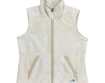 Gilet vintage in pile sherpa beige The North Face - Taglia M