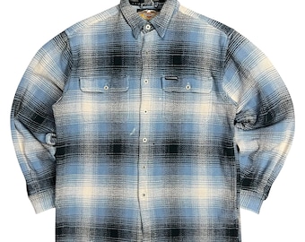 Vintage Harley-Davidson Shadow Plaid Button-up Flannel - L