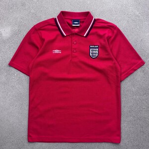 Umbro England Polo - Etsy