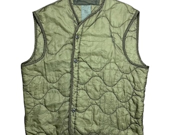 Chaleco interior acolchado militar vintage - XL