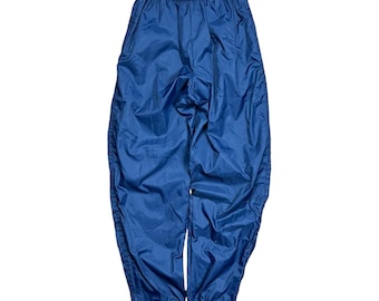 Vintage Nike Navy Blue Windbreaker Track Pants - Size XS