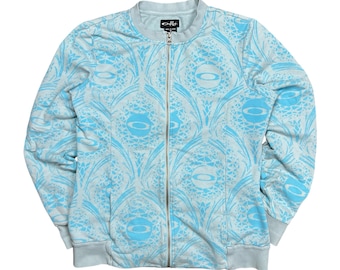 Vintage Y2K Oakley All-over Print Zip-up Jacket - M