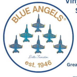 Blue Angels Sticker Sheet: US Navy Waterproof Vinyl Stickers - Etsy