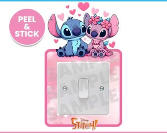 Stitch Light Switch Surround Wall Sticker