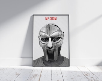 MF Doom Poster Print | Music Poster | Album Cover Poster | Wall Decor | Music Gift | Room Decor