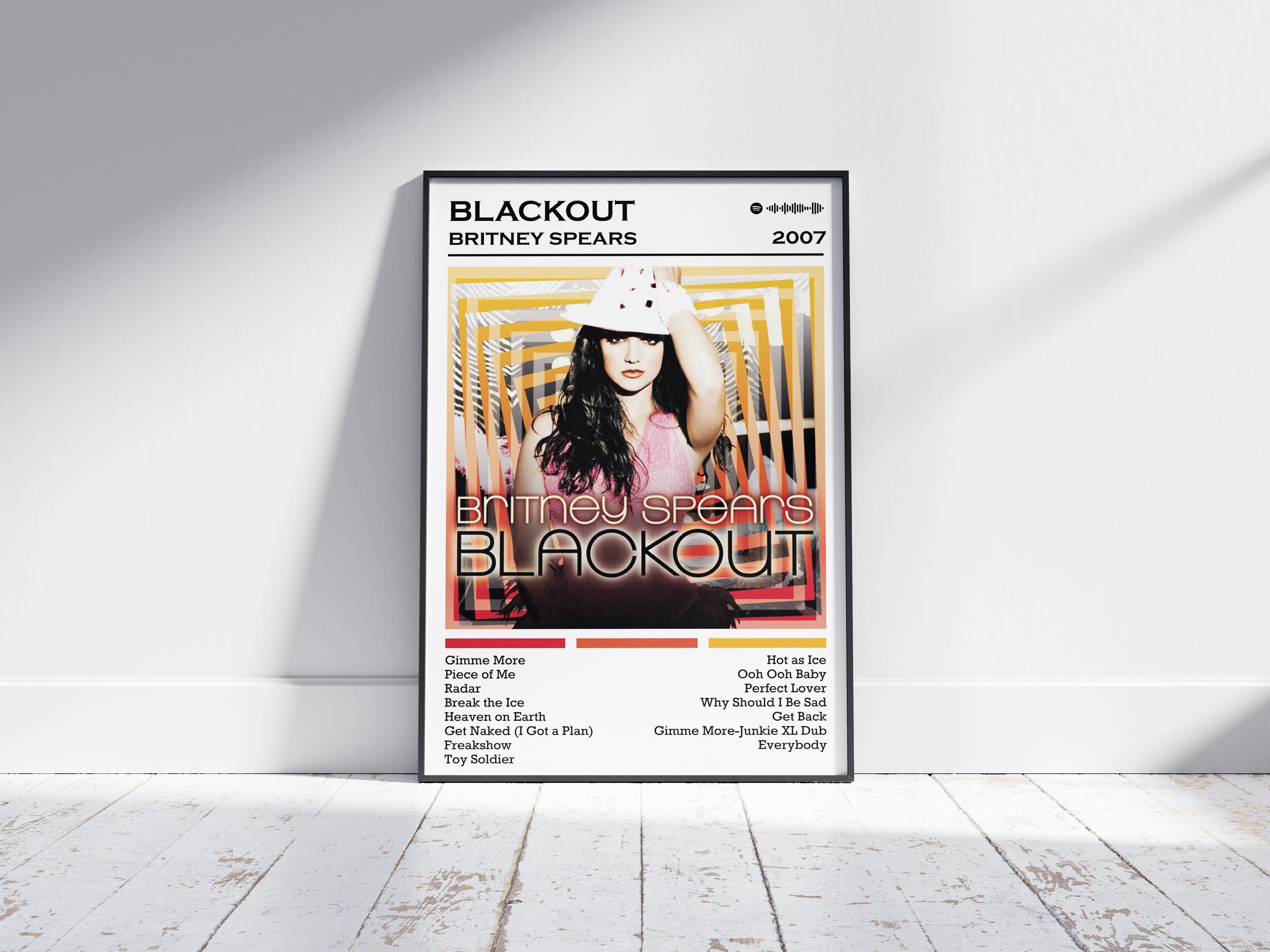 Blackout Britney - Etsy