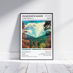 Tame Impala Poster Print  | InnerSpeaker Album Poster | Music Poster | Album Cover Poster | Wall Decor | Music Gift| Room Decor