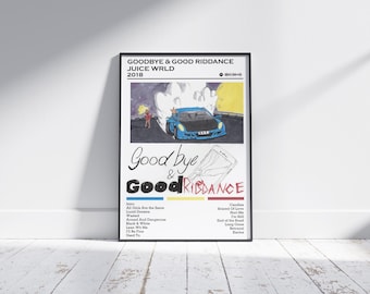 Impresión artística de la portada del álbum 'Goodbye & Good Riddance' de Juice WRLD