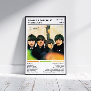 The Beatles Poster Print | Beatles For Sale Album Poster | Music Poster | Album Cover Poster | Wall Decor | Music Gift | Room Decor