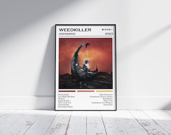 Ashnikko Poster Print | Weedkiller Album Poster | Music Poster | Album Cover Poster | Wall Decor | Music Gift | Room Decor