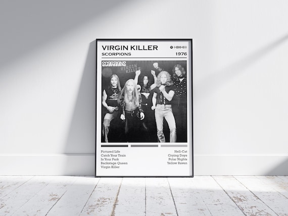 Scorpions Poster Print | Virgin Killer Album Poster | Music Poster