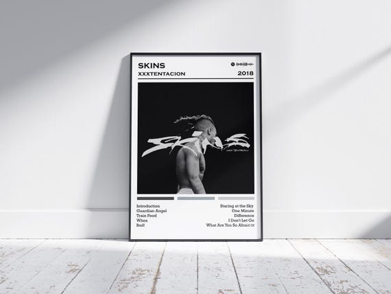 XXXTENTACION - Skins Album Cover Poster | Music Room Decor - Etsy