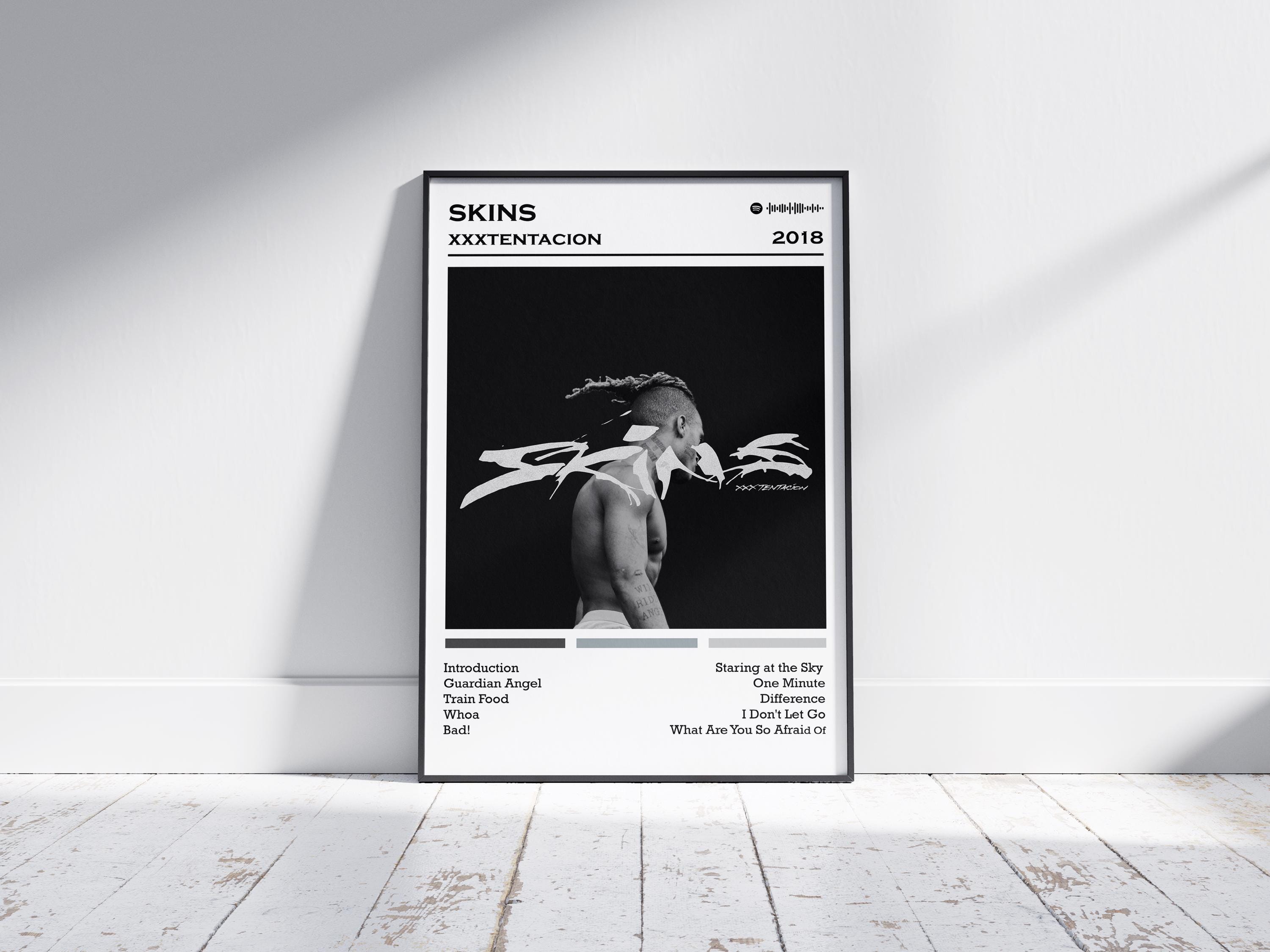 XXXTENTACION - Skins Album Cover Poster | Music Room Decor - Etsy