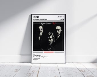 King Crimson Poster Print | in the Court of Crimson King Album