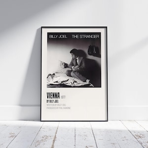 Billy Joel Poster Print | Music Poster | Album Cover Poster | Wall Decor | Music Gift | Room Decor