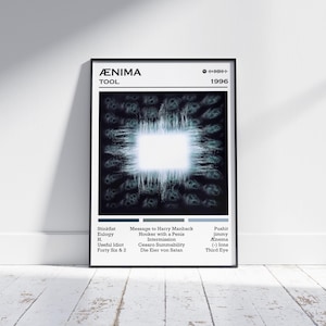 Tool Poster Print | Aenima Album Poster | Music Poster | Album Cover Poster | Wall Decor | Music Gift | Room Decor