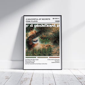 Pink Floyd Poster Print | A Saucerful of Secrets Album Poster | Music Poster | Album Cover Poster | Wall Decor | Music Gift| Room Decor