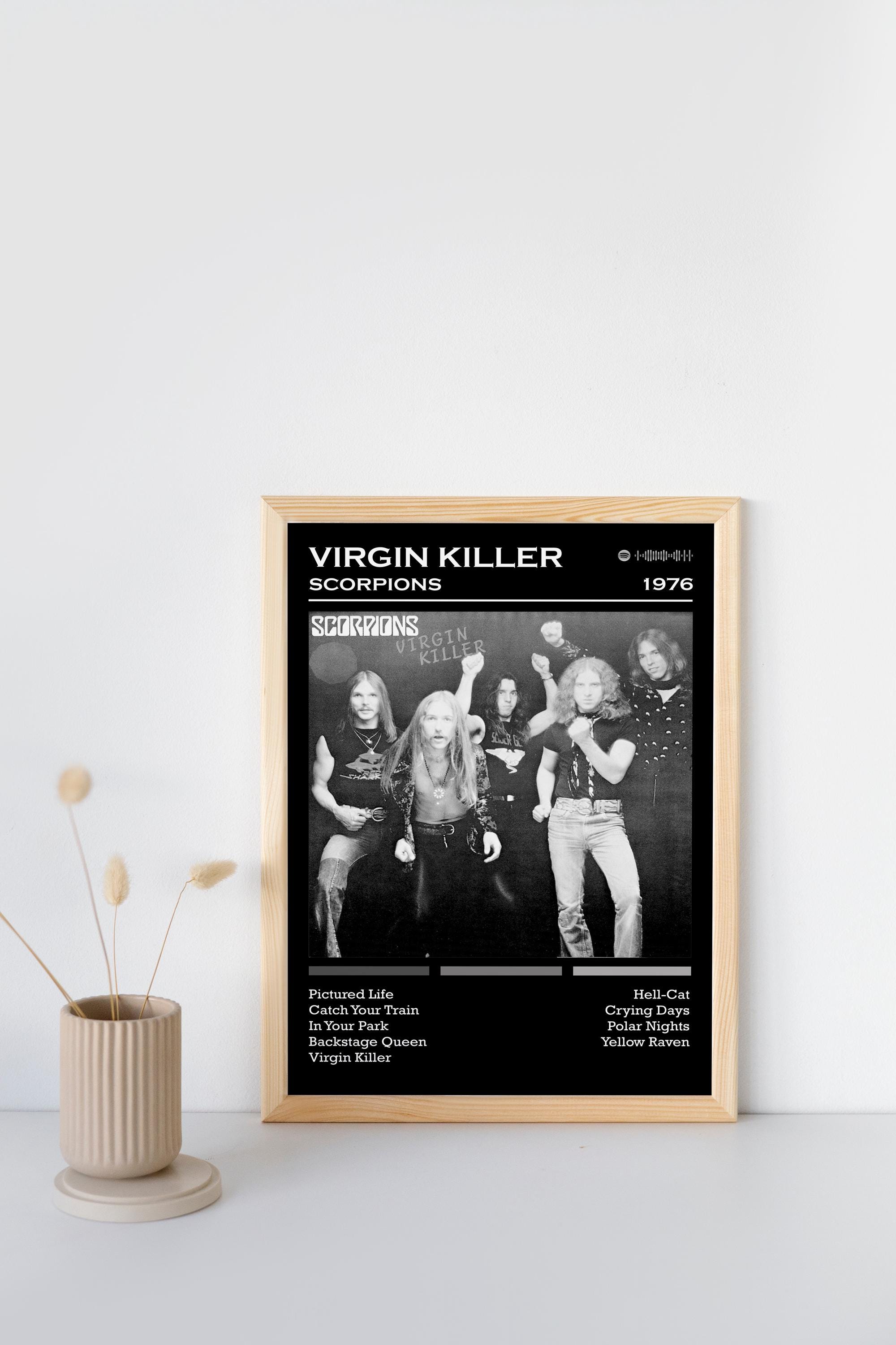 Scorpions Poster Print | Virgin Killer Album Poster | Music Poster