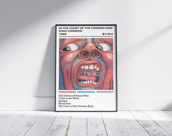 King Crimson Canvas , the Court of the Crimson King, Album Cover