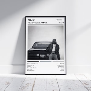 Kendrick Lamar Poster Print | GNX Album Poster | Music Poster | Album Cover Poster | Wall Decor | Music Gift | Room Decor