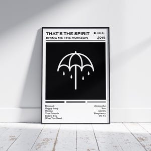ブリング・ミー・ザ・ホライズン ポスタープリント | ザッツ・ザ・スピリット アルバムポスター | 音楽ポスター | アルバムカバーポスター | 壁飾り | 音楽ギフト | 部屋飾り