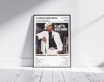 Chris Brown Album Cover Poster | Musik-Raum-Dekor