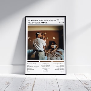 Kendrick Lamar Poster Print | Mr Morale & The Big Steppers Album Poster | Music Poster | Album Cover Poster | Wall Decor | Music Gift