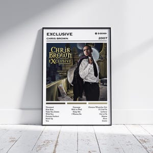 Chris Brown Poster Print | Exclusive Album Poster | Music Poster | Album Cover Poster | Wall Decor | Music Gift | Room Decor