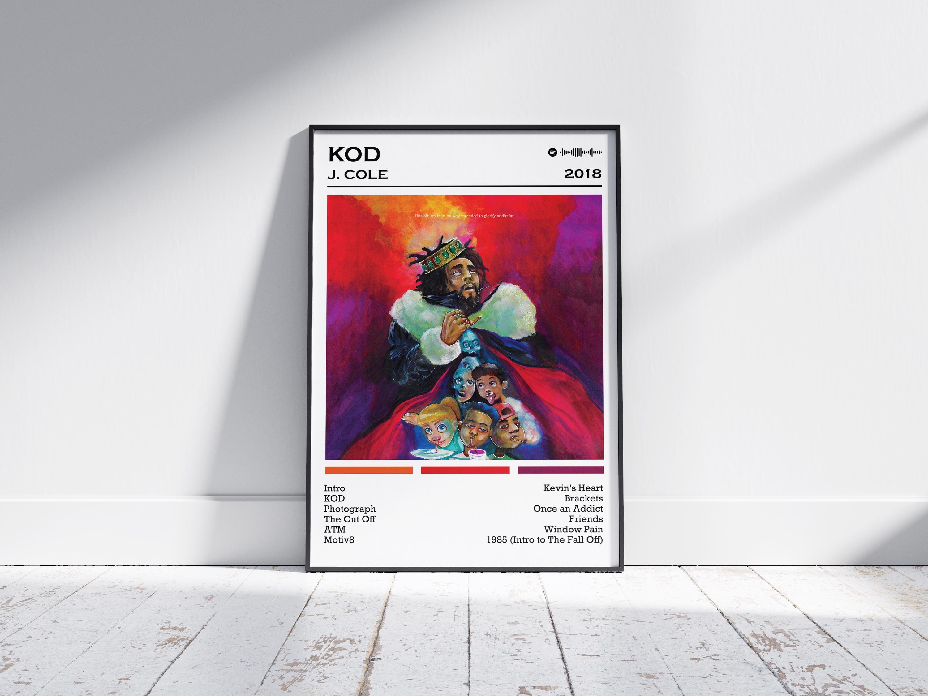 J. Cole KOD Poster (Album Cover) ポスター A1 Amazon.com: DIDIDO J Poster Cole KOD Album Cover Canvas Posters