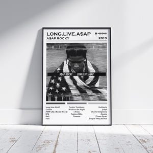 Asap Rocky Poster Print | Long Live Asap Album Poster | Music Poster | Album Cover Poster | Wall Decor | Music Gift | Room Decor