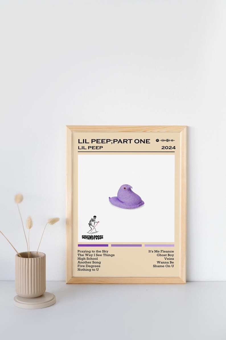 Lil Peep Poster Print | Lil Peep; Part One Poster | Music Poster |album ...
