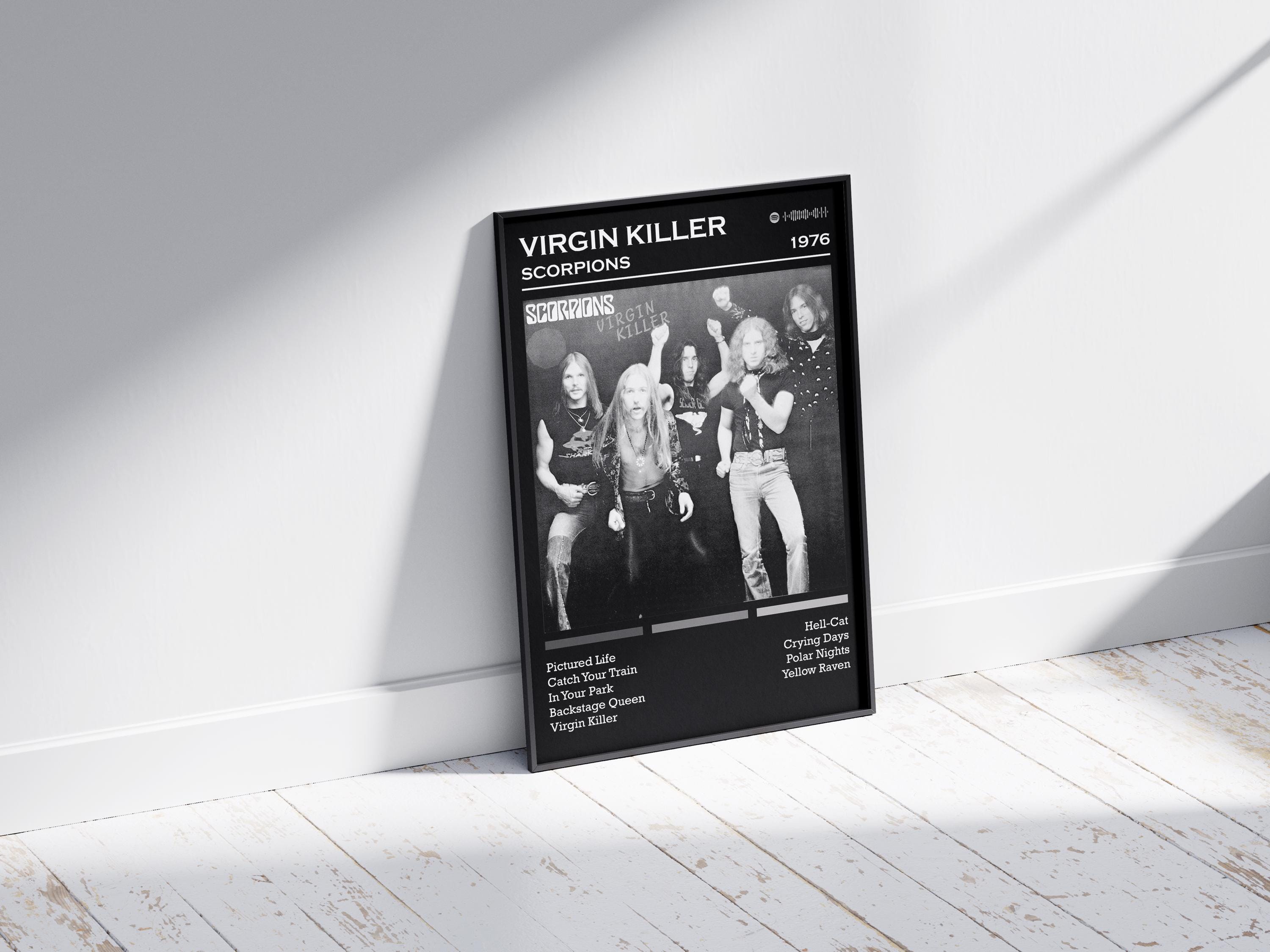Scorpions Poster Print | Virgin Killer Album Poster | Music Poster