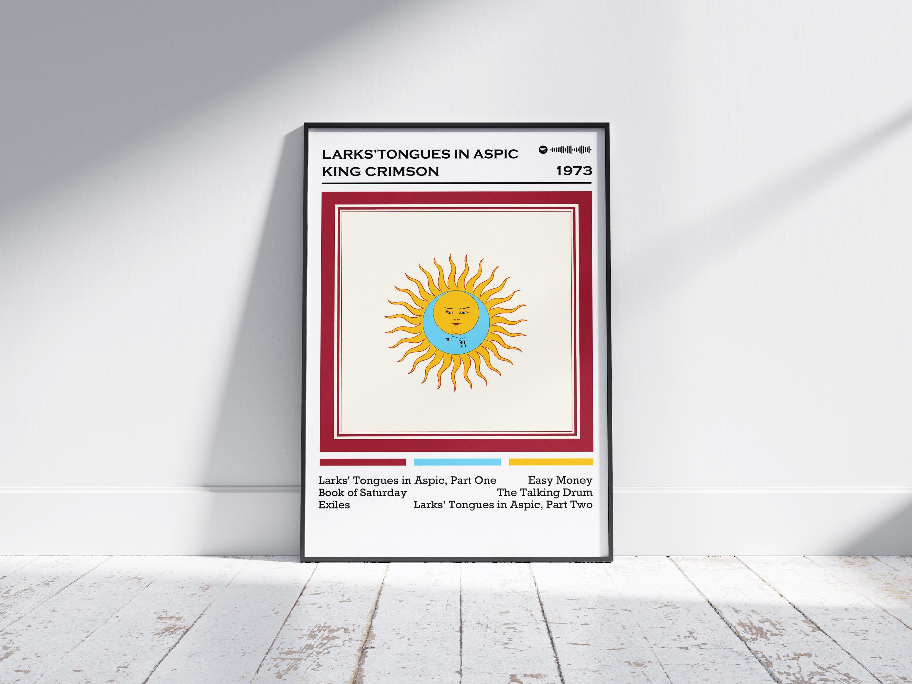 King Crimson Poster Print | Larks'tongues in Aspic Poster | Music