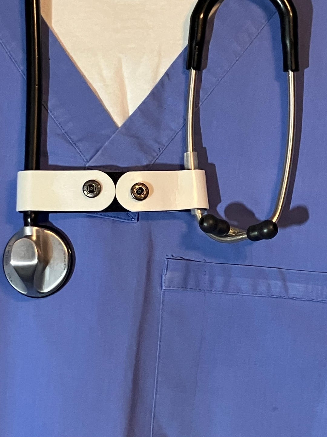 Stethostat Trifold Stethoscope Holder Antidangle System Ezgrip