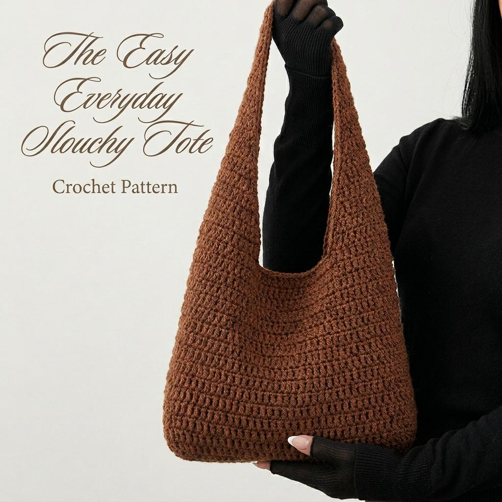 Everyday Slouchy Tote Crochet Pattern