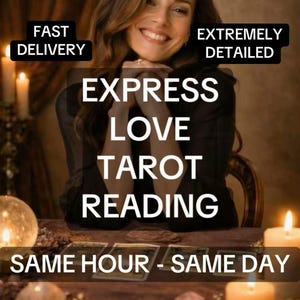 Express Love Tarot Reading - Intuitiv & Personalised - Priority Digital Delivery