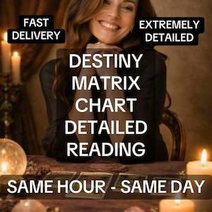Destiny Matrix Chart Reading mit Foto - Intuitiv & Personalised - Priority Digital Delivery