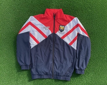 Chaqueta retro de hurling de corcho con cremallera completa