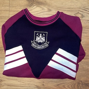 West Ham Retro Jumper XL 100% Cotton