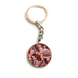 Porte clé rose, bijoux, femme, maison, voiture, vintage, pendentif, bijou de sac, acier inoxydable