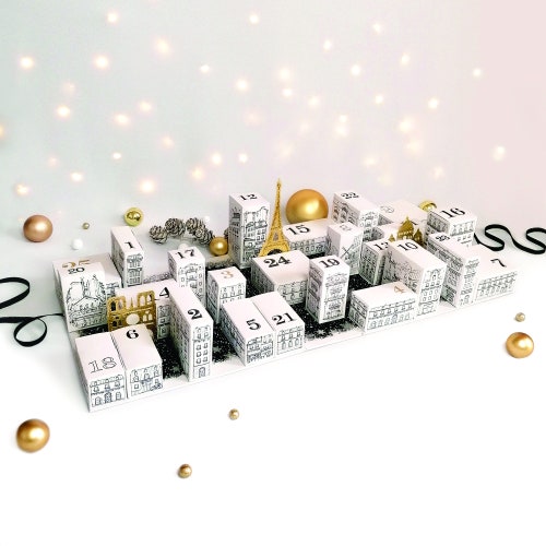 Personalised Christmas Advent Calendar Etsy