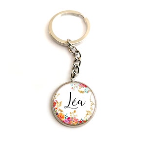 Keychain personalized first name, woman, daughter, gift for her, birthday, christmas, personalized gift