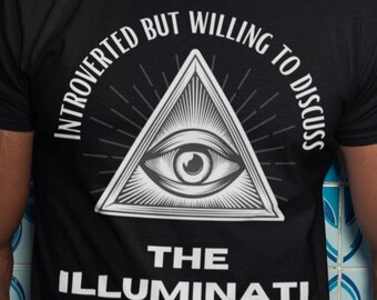 Illuminati Eye Graphic Tee: Introverted Conspiracy Shirt