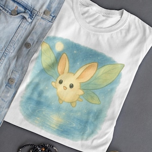 Leaf Wing Fairy T-Shirt: Kawaii Forest Sprite - Fairycore Tee